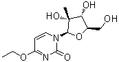 CAS # 115494-62-7, 4-O-Ethyl-2'-C-methyluridine, 4-Ethoxy-1-(2-C-methyl-beta-D-ribofuranosyl)-2(1H)-pyrimidinone