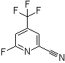 CAS 登录号：1156542-26-5, 6-氟-4-(三氟甲基)-2-吡啶甲腈