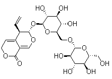structure of CAS# 115713-06-9, 6'-O-beta-D-葡萄糖基龙胆苦苷