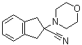 CAS 登录号：1157501-77-3, 2,3-二氢-2-(4-吗啉基)-1H-茚-2-甲腈