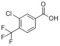 structure of CAS# 115754-20-6, 3-氯-4-(三氟甲基)苯甲酸
