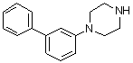 CAS # 115761-61-0, 1-([1,1'-Biphenyl]-3-yl)piperazine, 1-[1,1'-Biphenyl]-3-ylpiperazine, 1-(Biphenyl-3-yl)piperazine