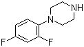 structure of CAS# 115761-79-0, 1-(2,4-二氟苯基)哌嗪