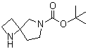 structure of CAS# 1158749-79-1, 1,6-二氮杂螺[3.4]辛烷-6-羧酸叔丁酯