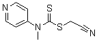 structure of CAS# 1158958-89-4, Cyanomethyl N-methyl-N-(pyridin-4-yl)carbamodithioate