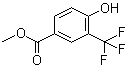 structure of CAS# 115933-50-1, Methyl 4-hydroxy-3-(trifluoromethyl)benzoate