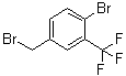structure of CAS# 1159512-68-1, 1-Bromo-4-(bromomethyl)-2-(trifluoromethyl)benzene