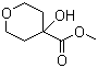 structure of CAS# 115996-72-0, 四氢-4-羟基-2H-吡喃-4-甲酸甲酯