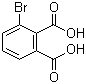 3-溴-1,2-苯二甲酸分子结构 (CAS 116-69-8)
