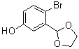 CAS # 1160182-44-4, 4-Bromo-3-(1,3-dioxolan-2-yl)phenol