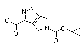 structure of CAS# 1160248-35-0, 4,6-二氢吡咯并[3,4-c]吡唑-3,5(1H)-二甲酸 5-叔丁酯