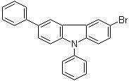 structure of CAS# 1160294-85-8, 3-溴-6,9-二苯基-9H-咔唑