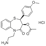 structure of CAS# 116050-35-2, N,N-Didesmethyl Diltiazem Hydrochloride