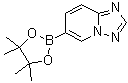 structure of CAS# 1160790-18-0, [1,2,4]三唑并[1,5-a]吡啶-6-硼酸频哪醇酯