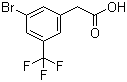 CAS 登录号：1161362-01-1, 3-溴-5-(三氟甲基)苯乙酸