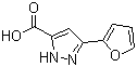 structure of CAS# 116153-81-2, 5-(呋喃-2-基)-2H-吡唑-3-甲酸