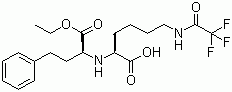 structure of CAS# 116169-90-5, N2-(1-乙氧羰基-3-苯丙基)-N6-三氟乙酰基-L-赖氨酸