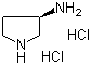 CAS # 116183-81-4, (3R)-(-)-3-Aminopyrrolidine dihydrochloride