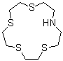 CAS # 116319-25-6, 1,4,7,10-Tetrathia-13-azacyclopentadecane