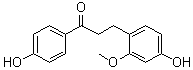 CAS # 116384-24-8, Loureirin C, 3-(4-Hydroxy-2-methoxyphenyl)-1-(4-hydroxyphenyl)-1-propanone