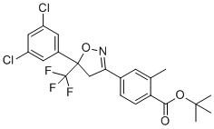 CAS # 1164268-79-4, Fluralaner intermediate, 4-(5-(3,5-Dichlorophenyl)-5-(trifluoromethyl)-4,5-dihydroisoxazol-3-yl)-2-methyl tert-butyl benzoate