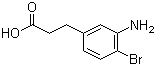 CAS # 116530-55-3, 3-(3-Amino-4-bromophenyl)propanoic acid, 3-Amino-4-bromobenzenepropanoic acid