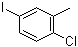CAS # 116632-41-8, 2-Chloro-5-iodotoluene, 1-Chloro-4-iodo-2-methylbenzene