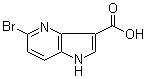 structure of CAS# 1167056-46-3, 5-溴-1H-吡咯并[3,2-b]吡啶-3-羧酸