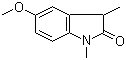 structure of CAS# 116707-99-4, 5-Methoxy-1,3-dimethyl-2-indolinone