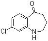 structure of CAS# 116815-03-3, 8-Chloro-1,2,3,4-tetrahydro-benzo[b]azepin-5-one