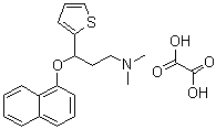 CAS 登录号：116817-12-0, N,N-二甲基-3-(1-萘氧基)-3-(2-噻吩基)丙胺草酸盐