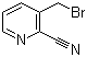 structure of CAS# 116986-13-1, 3-(溴甲基)吡啶-2-甲腈