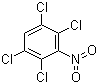 structure of CAS# 117-18-0, 2,3,5,6-Tetrachloro-1-nitrobenzene