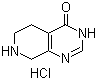 CAS 登录号：1171334-07-8, 5,6,7,8-四氢吡啶并[3,4-d]嘧啶-4(3H)-酮盐酸盐