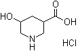 structure of CAS# 1171511-34-4, 5-羟基-3-哌啶羧酸盐酸盐