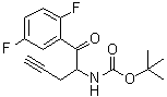 CAS # 1172623-96-9, tert-Butyl [1-(2,5-difluorophenyl)-1-oxo-4-pentyn-2-yl]carbamate