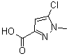 CAS 登录号：1173246-76-8, 5-氯-1-甲基-1H-吡唑-3-羧酸