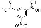 CAS 登录号：117342-20-8, 3-甲氧基羰基-5-硝基苯硼酸