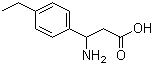 CAS 登录号：117391-52-3, 3-氨基-3-(4-乙基苯基)丙酸
