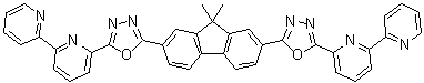 CAS # 1174006-45-1, 2,7-Bis[2-(2,2'-bipyridin-6-yl)-1,3,4-oxadiazol-5-yl]-9,9-dimethylfluorene