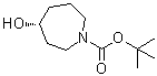 structure of CAS# 1174020-39-3, (4R)-六氢-4-羟基-1H-氮杂卓-1-羧酸叔丁酯