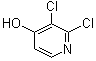 structure of CAS# 1174047-06-3, 2,3-Dichloro-4-pyridinol