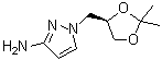 CAS # 1174231-07-2, 1-[[(4R)-2,2-Dimethyl-1,3-dioxolan-4-yl]methyl]-1H-pyrazol-3-amine