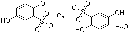 structure of CAS# 117552-78-0, 羟苯磺酸钙 (一水合)