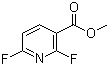 structure of CAS# 117671-02-0, Methyl 2,6-difluoronicotinate