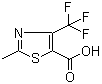 CAS # 117724-63-7, 2-Methyl-4-trifluoromethylthiazole-5-carboxylic acid, 2-Methyl-4-(trifluoromethyl)-1,3-thiazole-5-carboxylic acid