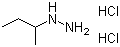 structure of CAS# 1177361-36-2, Butan-2-ylhydrazine dihydrochloride
