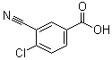 structure of CAS# 117738-76-8, 3-氰基-4-氯苯甲酸