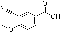 structure of CAS# 117738-82-6, 3-氰基-4-甲氧基苯甲酸