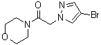 CAS # 1178206-51-3, 2-(4-Bromo-1H-pyrazol-1-yl)-1-(4-morpholinyl)ethanone